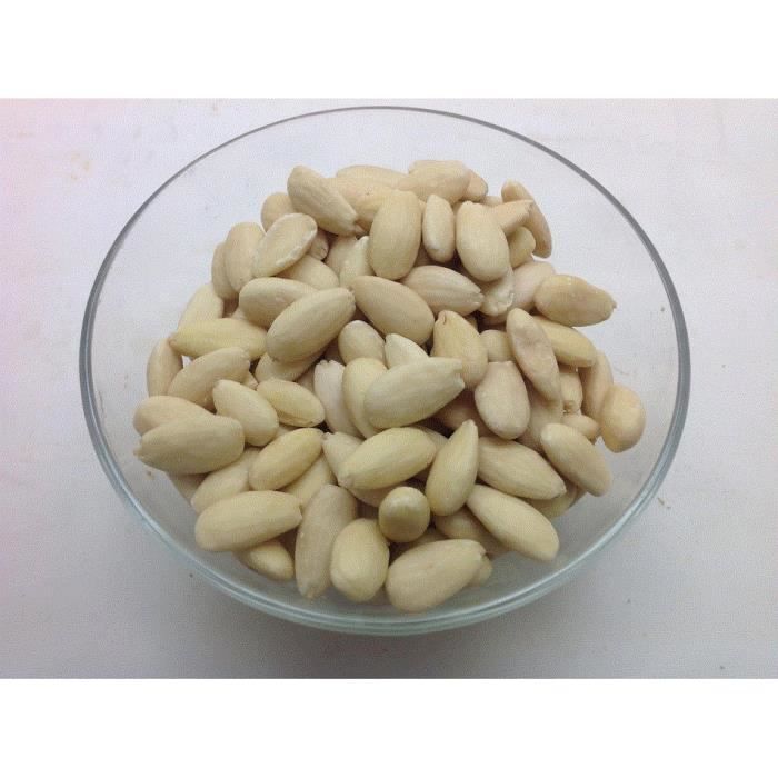 AMANDES ENTIERES BLANCHES 1 KG