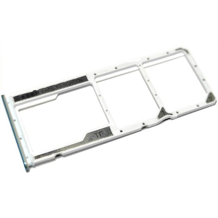 Tiroir Carte SIM pour Xiaomi Redmi Note 11, Note 11S, Dual-SIM + Support micro-SD, Remplacement Original, Vert
