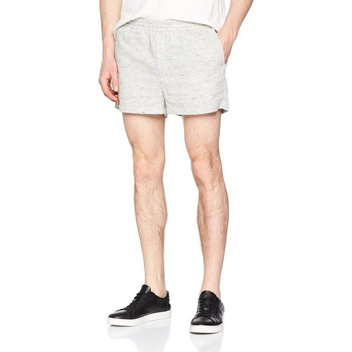 Libertine - 1441 - Boxer - Homme - Blanc (White 13) - Taille: 50 (Taille fabricant: Large) - Slow Short_1441-13
