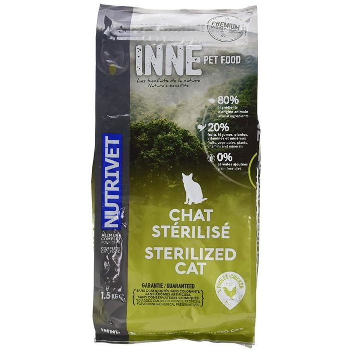 Nutrivet Inne Sterilise pour Chat Sac de 1,5 Kg