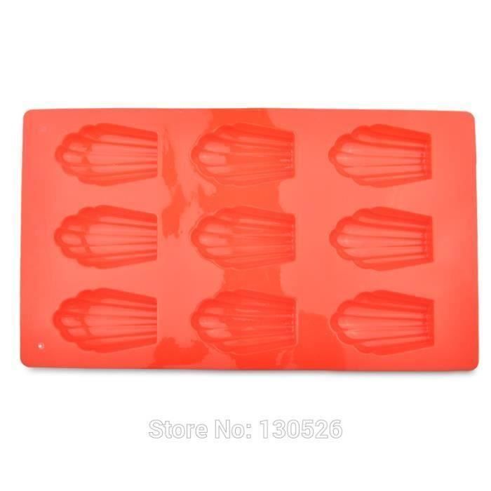 Shell en silicone en forme de moule à cake Chocolate Muffin Silicone Madeleine Mold Cuisine DIY For Kids Christmas Party Bak la08469