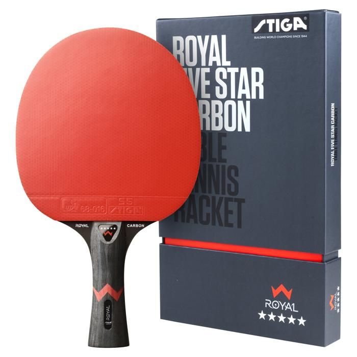 STIGA Raquette de tennis de table ROYAL FIVE STAR CARBON