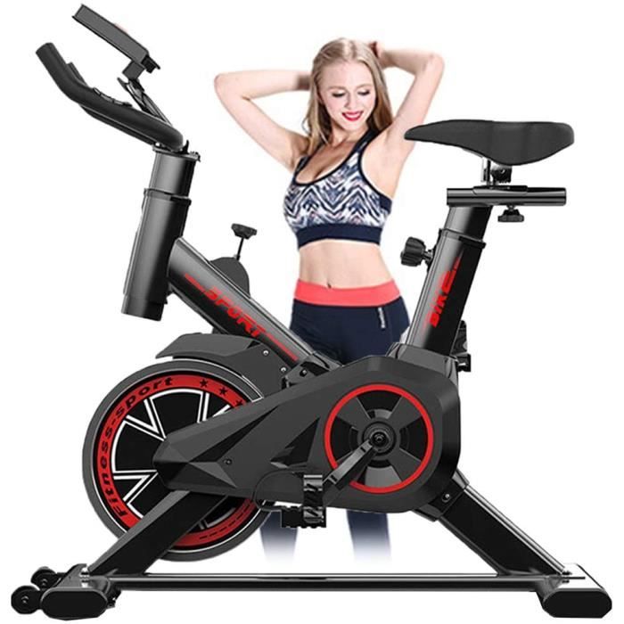 FIT BIKE Vélo D'exercice D'intérieur, Vélo D'exercice Ultra-silencieux Avec Système D'entraînem225