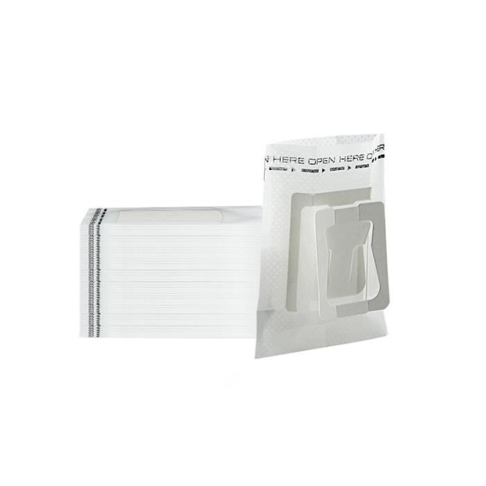Petit déjeuner - Café,Sachets de café jetables, sachets portables, suspendus à l'oreille, filtres de café - Type WHITE-7.5 x 9 cm #B