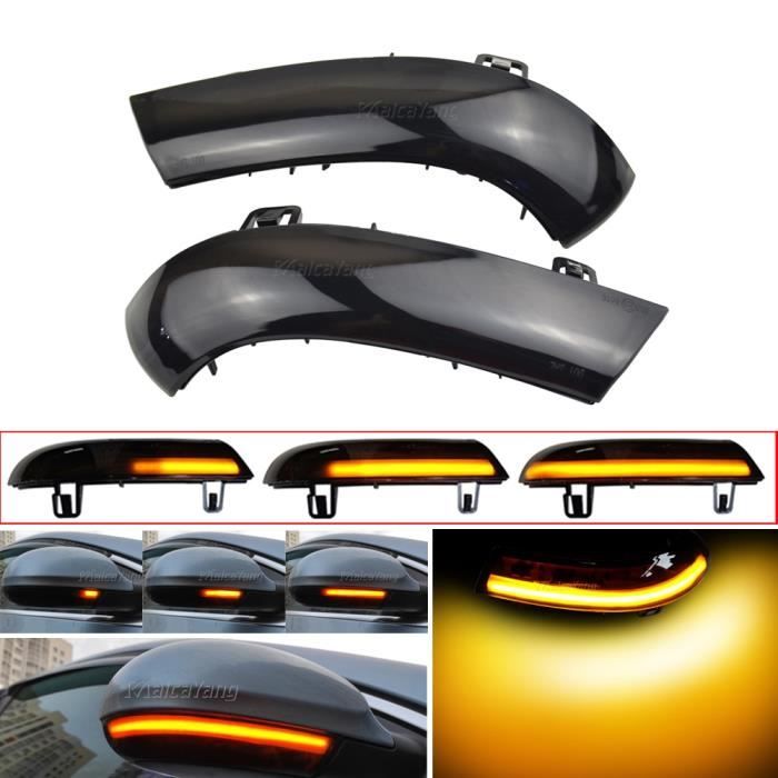 Clignotants Dynamique LED RétroViseur Indiquez clignotant Répétiteur Volkswagen VW Golf 5 Jetta Mk5 Passat B6