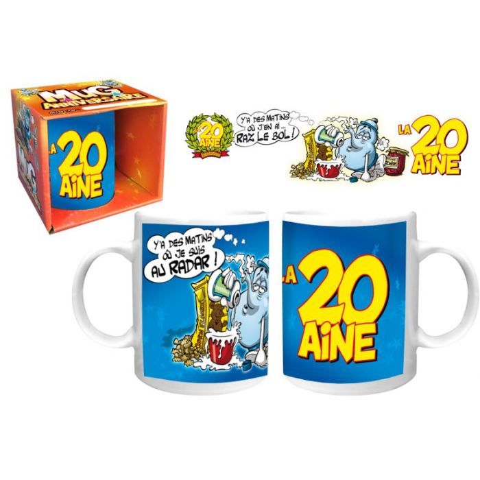 Mug Anniversaire 20 Ans