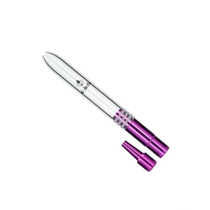 Manche En Verre Gh-X25 Pour Tuyau Silicone - Violet