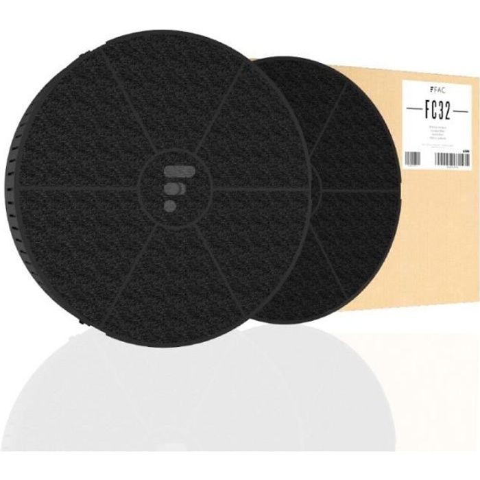 FC32 - filtre à charbon actif pour ELICA - Hotte decorative murale STRIPEIX/A/90/LX