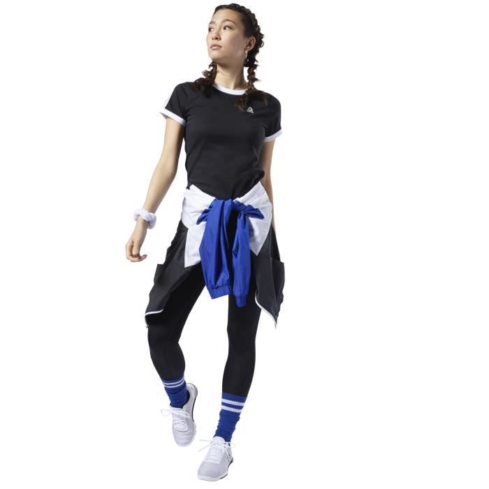 T-shirt femme Reebok Logo linéaire Essentials
