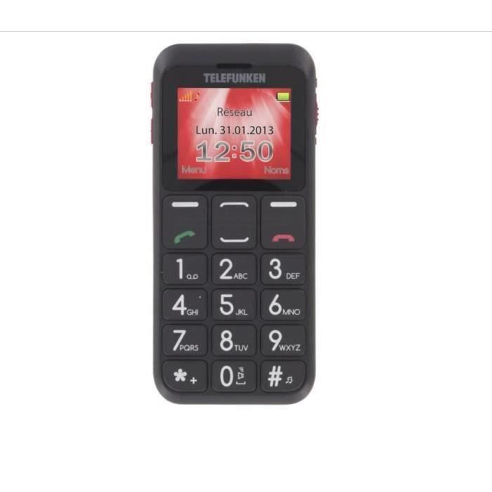 Telephone Portable Telefunken TM110 Cosi Noir