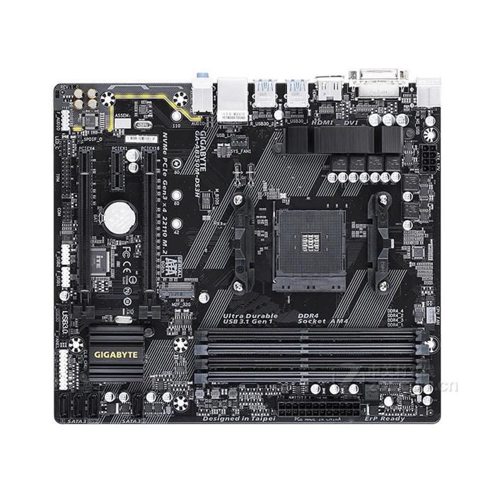 Carte mère GIGABYTE AB350M-DS3H AMD B350 Socket AM4 4xDDR4 SDRAM 64GB Micro ATX - Gigabyte