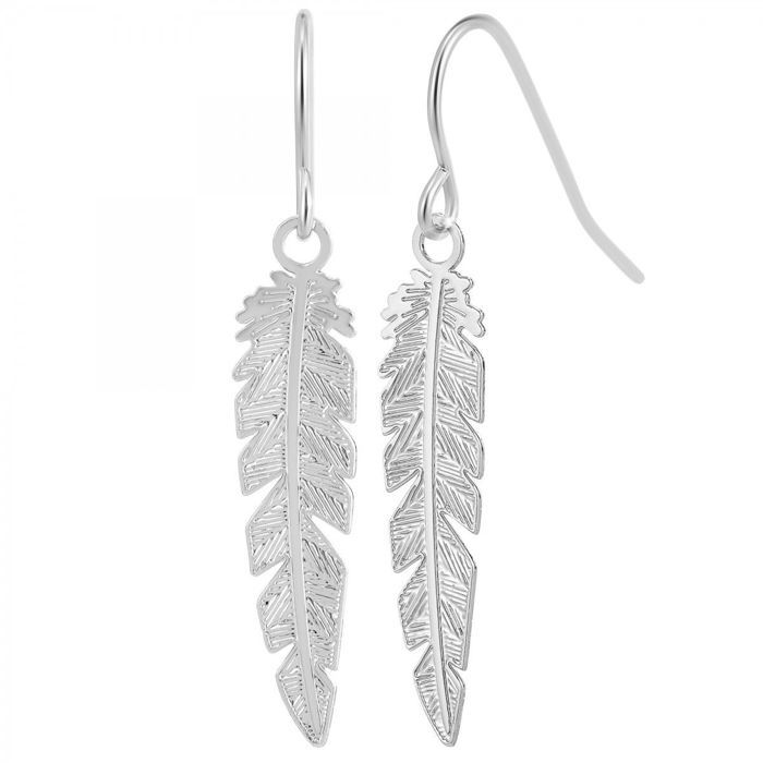 Boucles doreilles plume SC Crystal Boucles doreilles plume SC Crystal