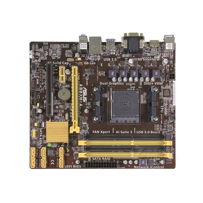 Acheter Carte mère ASUS A88XM-A AMD A88X Socket FM2/FM2+ 4xDDR3 64GB Micro ATX Reconditionné - 81,00 € Carte mère ASUS A88XM-A AMD A88X Socket FM2/FM2+ 4xDDR3 64GB Micro ATX Reconditionné - Asus reconditionné disponible sur Cdiscount Seconde Vie