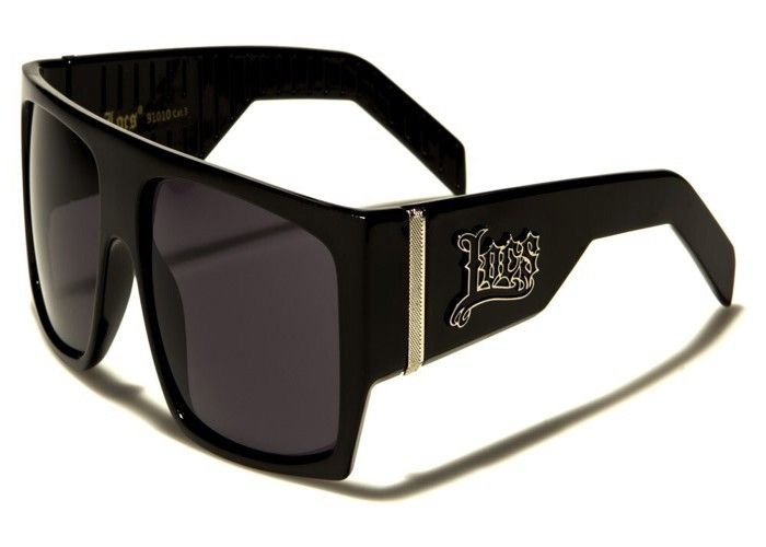 Lunettes De Soleil LOCS Style Gangster Rap Poker - Look Motard Ou Rappeur Verres N 1038102