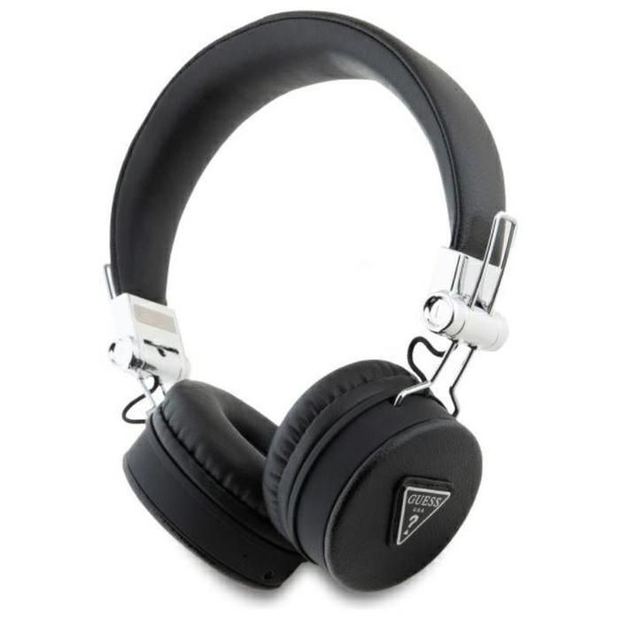 Écouteurs sans fil Bluetooth ENC à forme ronde classique à grain Over Guess (noir)