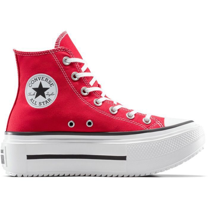 Converse Baskets Converse Chuck Tlr As Lift Double Stack Rouge Femme