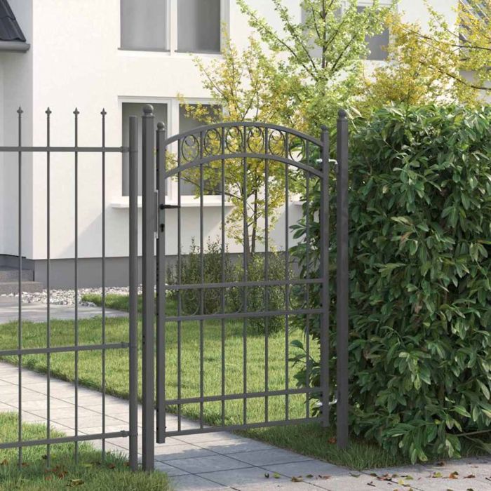 vidaXL Porte de Clôture 200 x 100 cm Acier peint par - vue 2