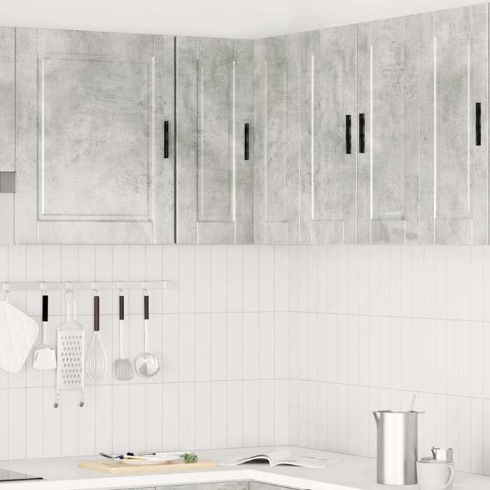 Promo 20261 pcs Armoire/Cabinet/Placard dangle - SARAZYJ - meuble de cuisine - Fixation murale - Porto gris béton - S9928794