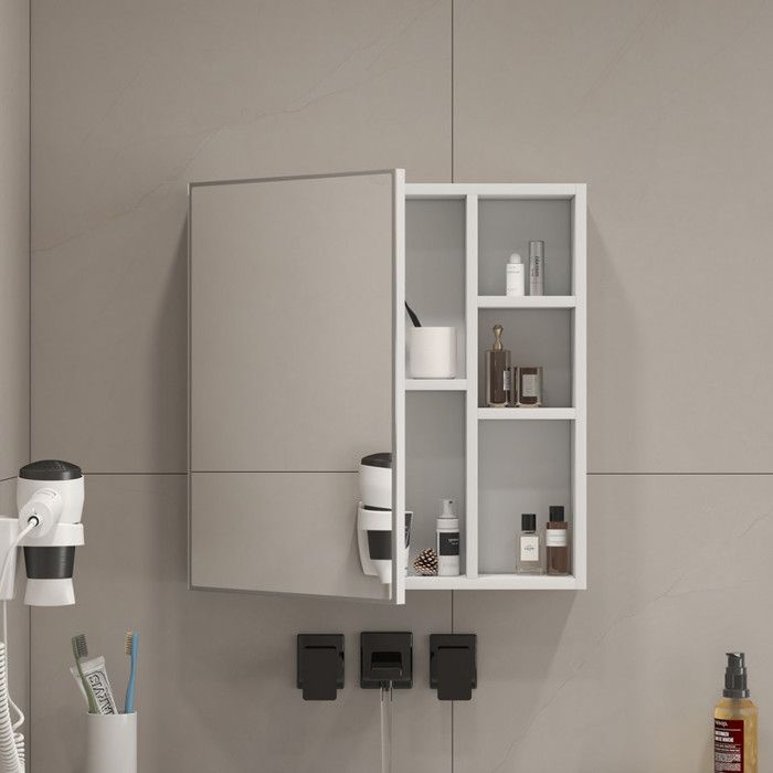 Bladez - Armoire murale salle de bain avec miroir Avec porte miroir en verre sécurisé Meuble de salle de bains suspendu