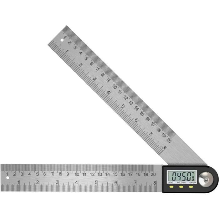 Instrument de mesure d'angle numérique, inclinomètre numérique 0-360 ...