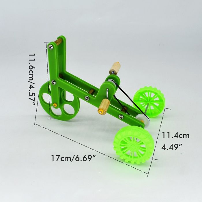 ARAMOX Jouet de vélo dentraînement pour perroquet Mini vélo dentraînement pour perroquets jouet animalerie hygiene Vert