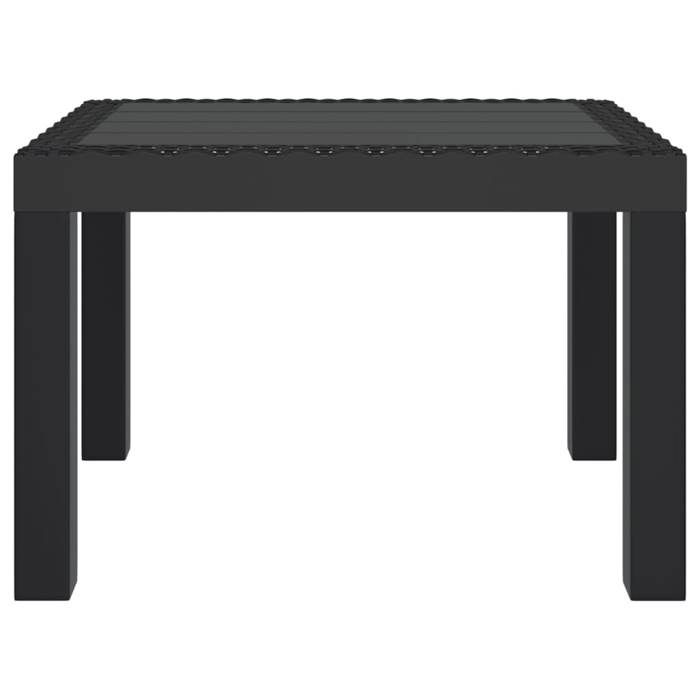 Table de jardin - vidaXL - 1 pièce - plastique - anthracite - 59x47x40cm - plateau robuste - pour terrasse yve33q37