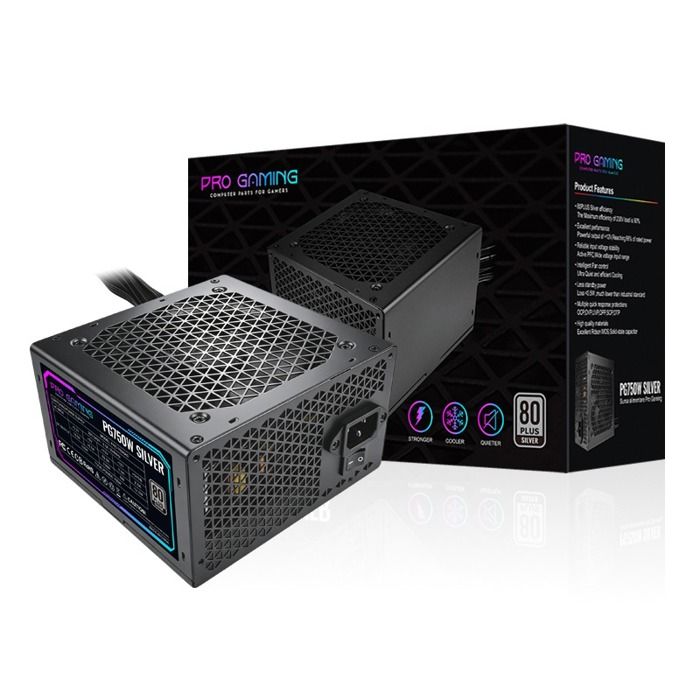Fuente de Alimentación ProGaming PG750W 80 Plus Ultra Silencieuse - vue 2
