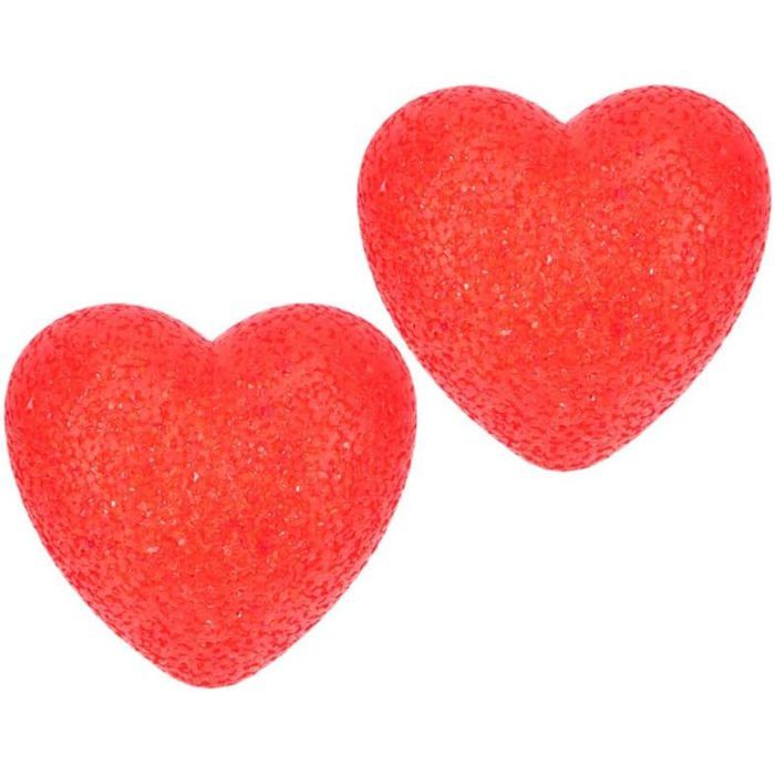 2 Pièces Lampe De Nuit Forme De Coeur Led Décoration Romantique Pour Saint Valentin Lumineuse À Poser Veilleuse Pour Chambre Et Fê