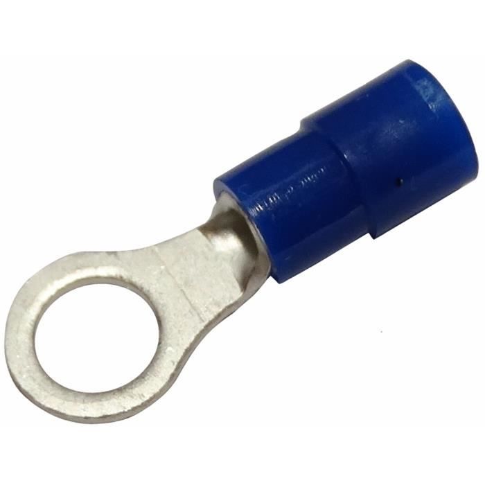 Lot De 50 Cosses à Sertir à Oeillet 4.3mm Pour Câbles 0.5-1.5 Mm² (16-22 AWG) - Neuf