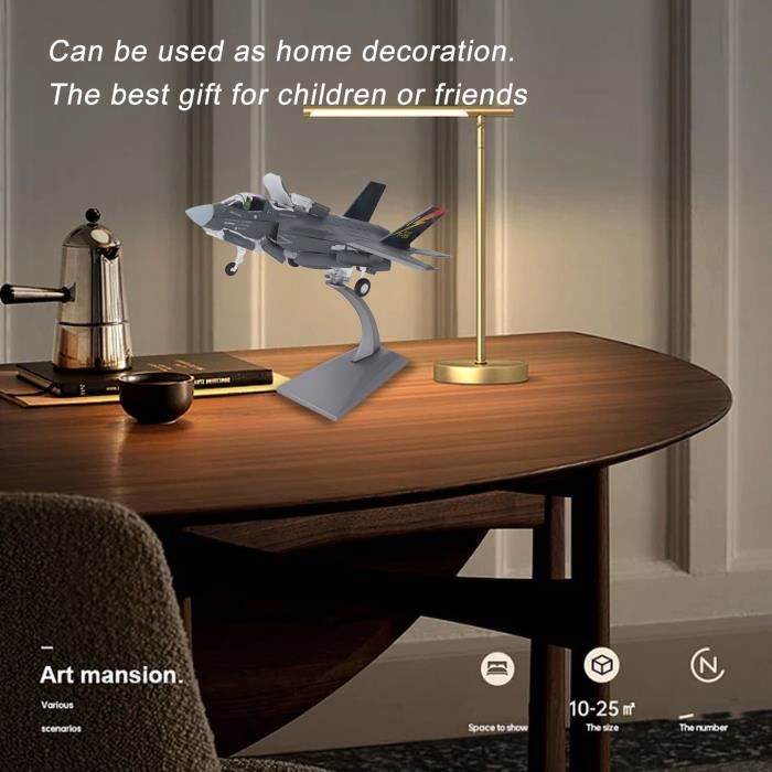 Maquette Avion Rafale B 1/72 – Modèle En Alliage Avec Support, Train D’Atterrissage Réaliste | Collectionneur Ou Déco Bureau