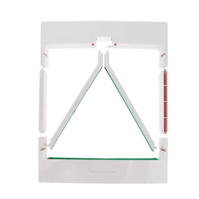 Triangle De Billard COSMEVIVI - Pour Boules 44mm - Plastique Noir - Accessoire Jeu De Billard