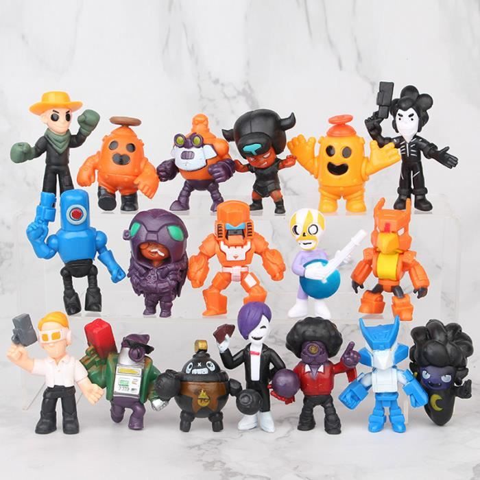 18 Pcs Set Generation Brawl Stars Brwl Hero Mobile Game Poupee Enfants Jouent Figure 4 6 7 Cm Cdiscount Jeux Jouets - cadre brawl stars