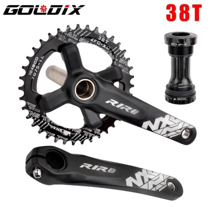 3 types de plateau ovale en alliage d'aluminium 32T/34T/38T pour vélo à 3 types de plateau ovale en alliage d'aluminium 32T/34T/38T pour vélo à