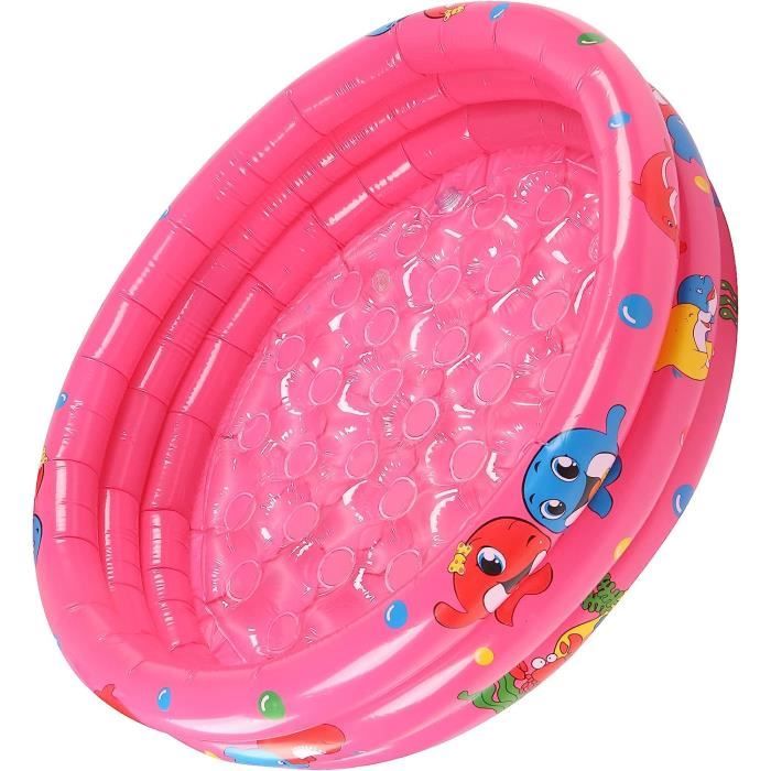 Piscine De Jeu D'Eau, Piscine Gonflable Ronde Pour Enfants, Facile À Installer, Matériau Pvc