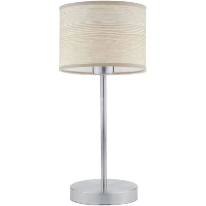 Lampe En Céramique Avec Son Abat-jour En Lin