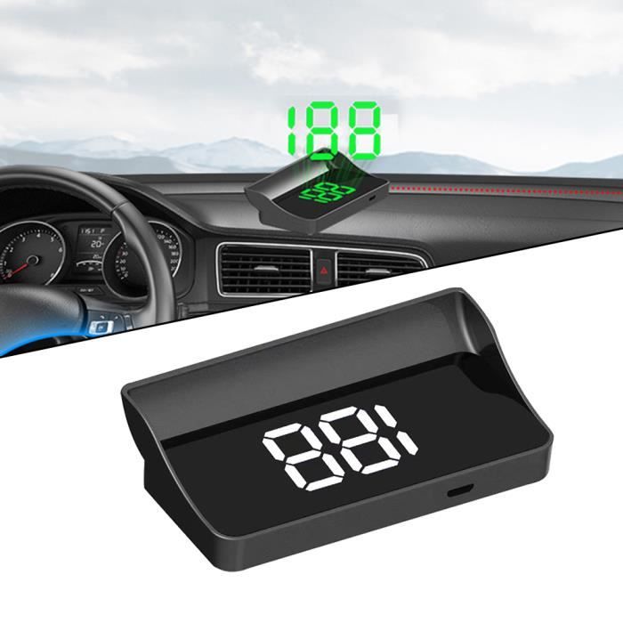 Compteur de vitesse à affichage tête haute pour voiture, GPS HUD, Odomcirculation, Compteur de vitesse numéri