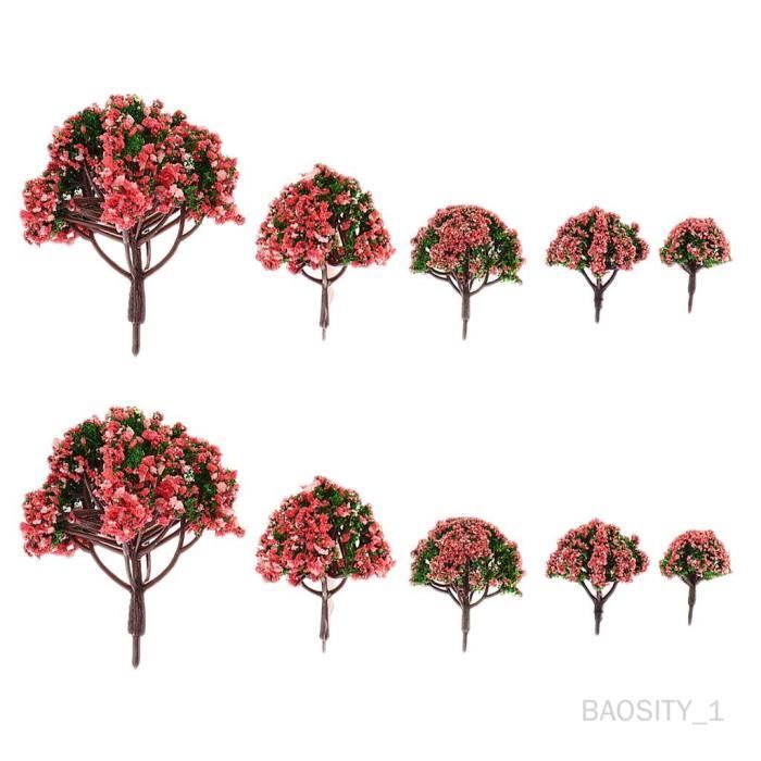 Arbres fruitiers, floraison 5 pièces, env. 8 cm de hauteur NOCH NOC