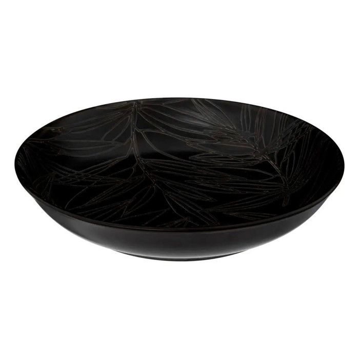 Lot de 6 Assiettes Creuses Vegy 19cm Noir