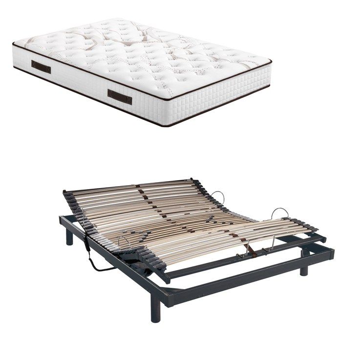 Lit électrique S50 + matelas Myriade 140x190 Lit électrique S50 + matelas Myriade 140x190