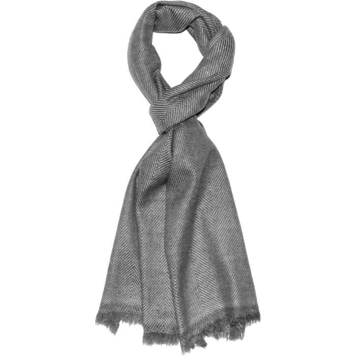 Echarpe homme CHEVIGNON gris foncé, toucher cachemire - Matière noble 19.90 euros Echarpe homme CHEVIGNON gris foncé, toucher cachemire - Matière noble 19.90 euros