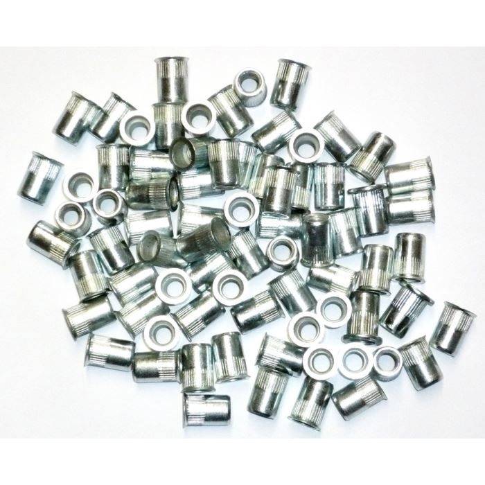 Insert - MARQUE - Inserts filetés 6 MM - Tête fraisée - Crantage anti ...