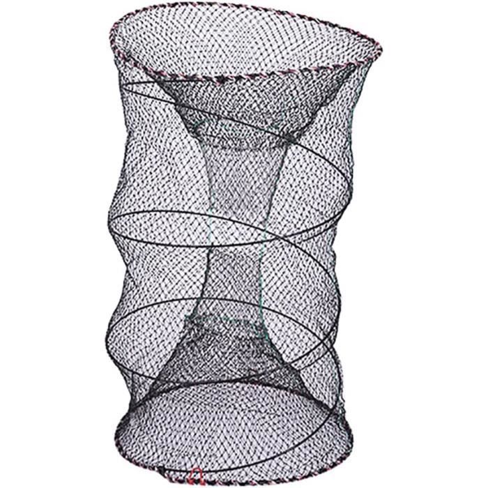 Filet De Pêche Pliable Avec Zipper - Nasse à Écrevisses, Crevettes, Crabes & Poissons, Piège Portable Pour Pêche