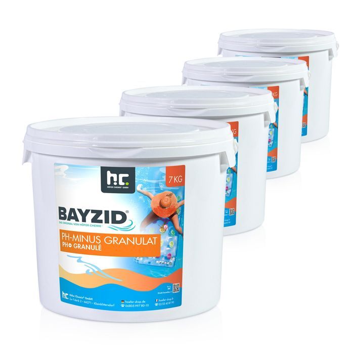 Bayzid® pH Moins Granulé 4 x 7 kg (28 kg)