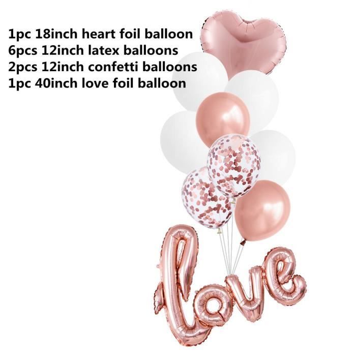 32" or rose un Foil Balloon bannière Bunting Baby premier anniversaire de mariage ballon