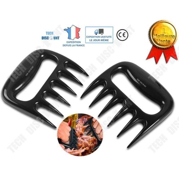 Cave Tools Griffes à viande pour déchiqueter le porc effiloché, le