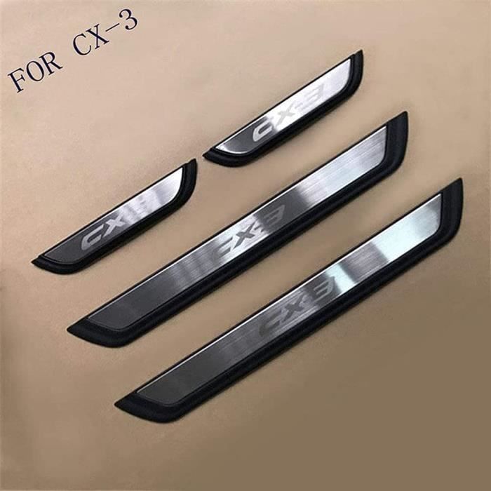 Plaques De Seuil En Inox Pour Peugeot Partner II Tepee (2008-2012) - Lot De 4 Pièces - Protection Et Style !