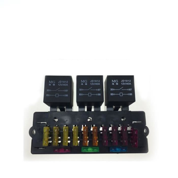 Boîte De Rangement Pour Fusibles Subaru (XV, Crosstrek, Forester, Outback, Etc.) - Remplaçante, Avec Compartiment Secret, ABS Noir