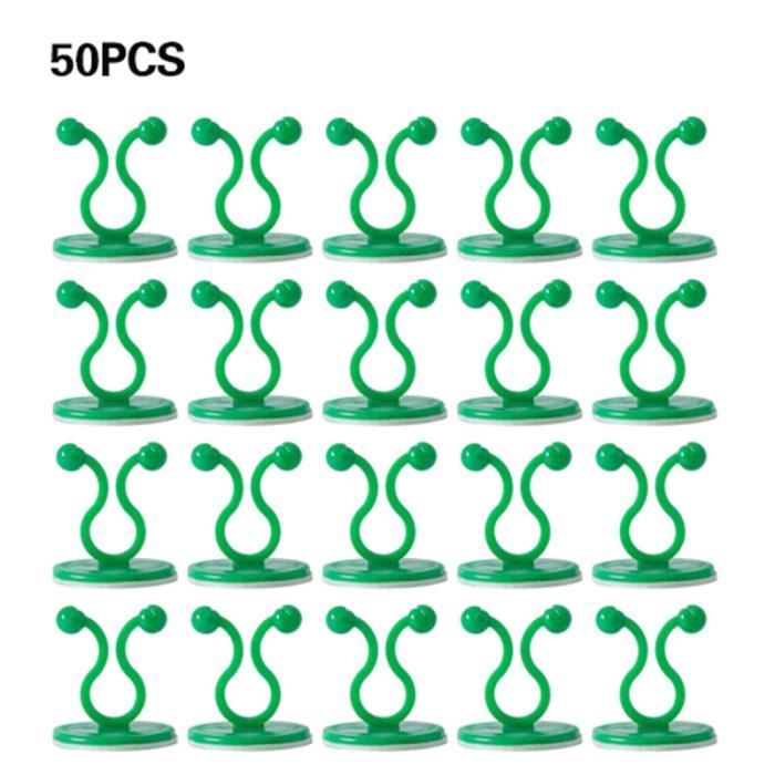 Lot De 100 Clips De Support Pour Plantes Grimpantes, Auto