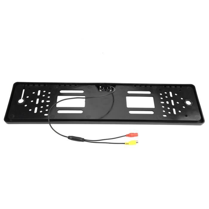 Support Plaque D'immatriculation Avec Caméra 4 LED - Pour Caméra De Recul