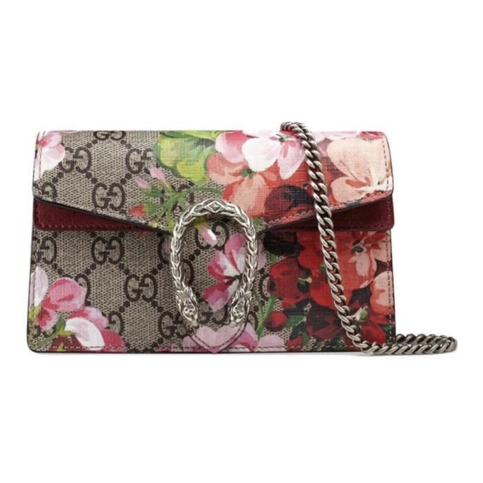 Gucci Dionysus Blooms Tiger Head Sac bandouliere a une epaule Cdiscount Bagagerie Maroquinerie